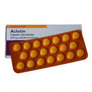 Купить Аклотин (Тиклопидин, аналог Тикло) таблетки 250мг №60 в Анапе